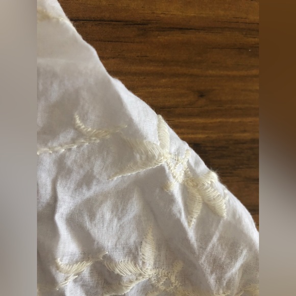 Free people sheer white flowy tank top - Picture 4 of 5